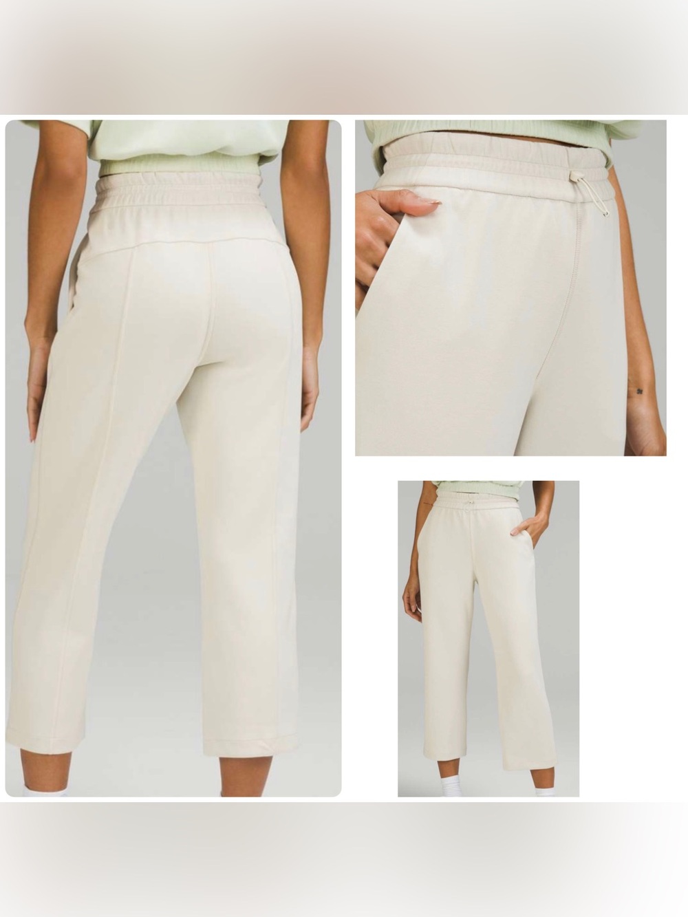 LIKE NEW Lululemon Softstreme High-Rise Straight Leg Crop